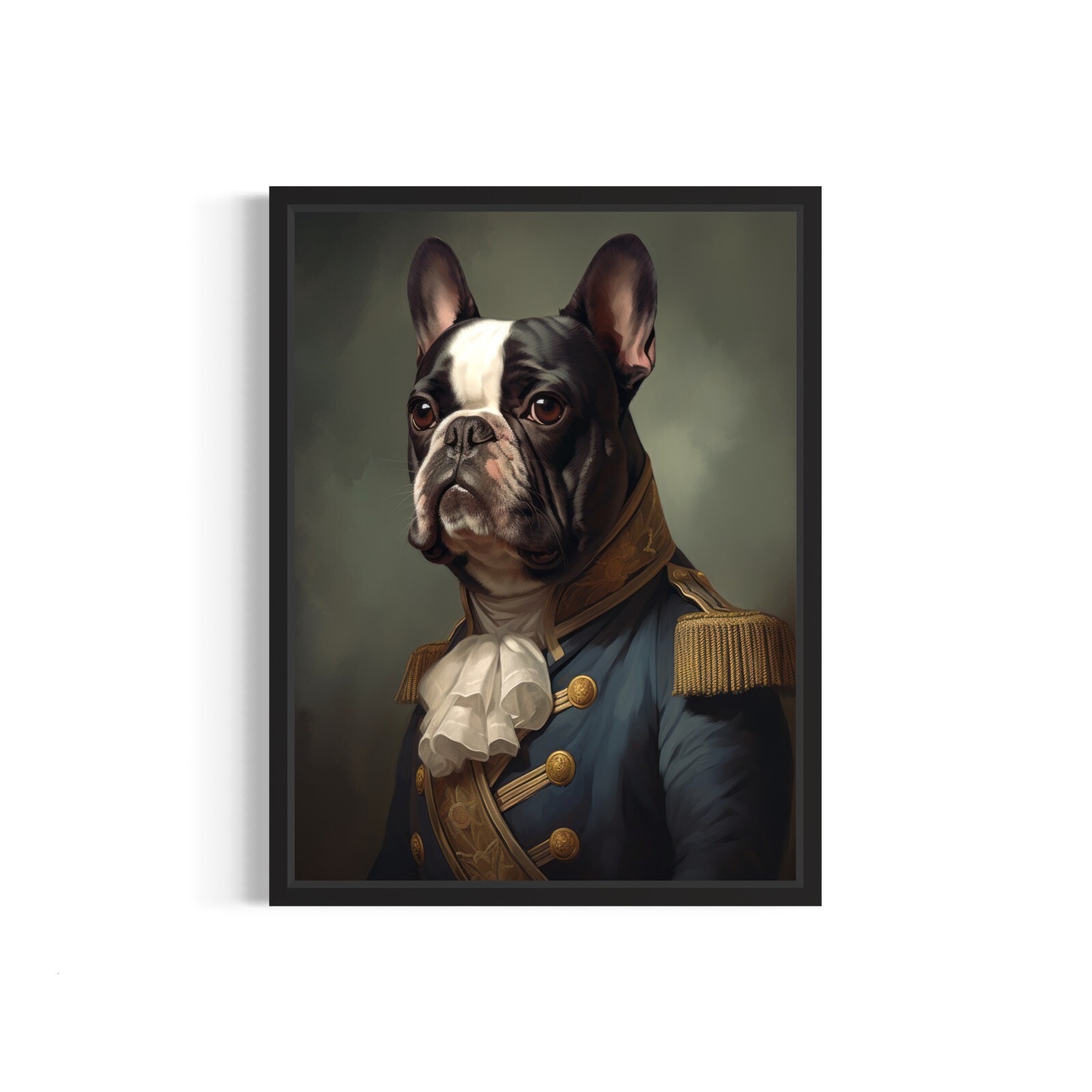 French Bulldog Classic Animal Vintage Photo Art Print Poster Wall Art Painting