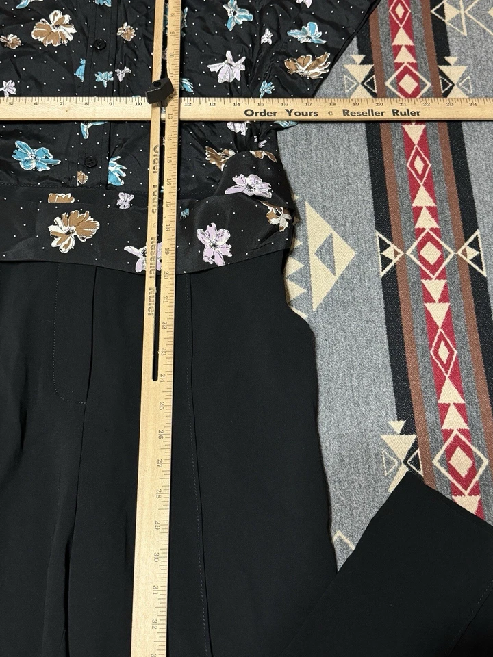 DVF Yvonne Mono Mujer 4 Negro Elastizado Crepé Elegante M2 Foto 4 de 4