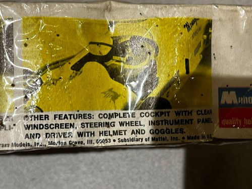 Vintage 1967 Kurtis-Kraft Roadster Indy 500 Racer Model Kit Monogram 1/24 - Picture 9 of 11