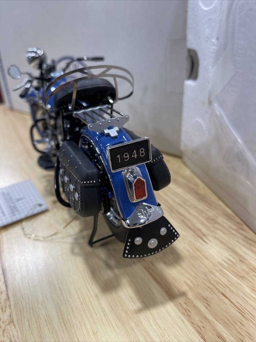 Franklin Mint 1948 Harley Davidson Panhead Blue black B11WW88 | eBay
