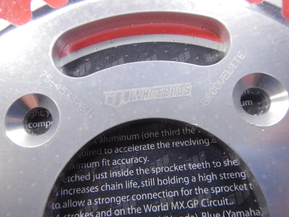 #18 White Brothers Racing Nos 37T 后链轮 CRF/XR 50 50F 50R CRF50F XR50R — 第 2/3 张图片