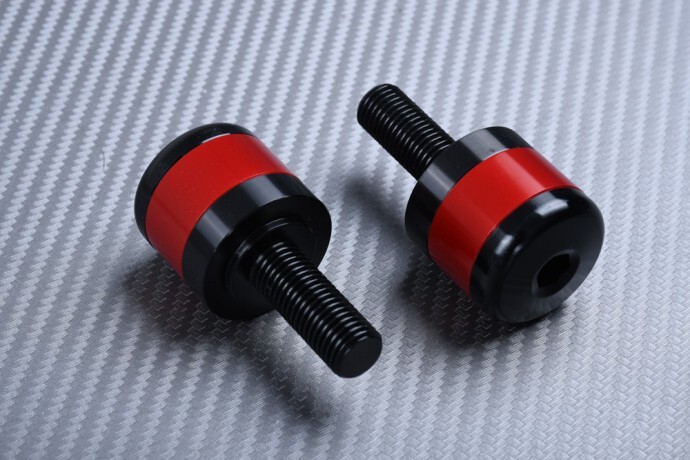 Poids de guidon rouge Ø 31 mm BMW S1000R finition CNC luxe