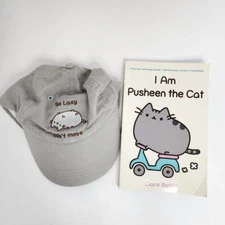 Pusheen Cat Hat & Book