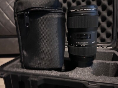 【希少美品】SIGMA 18-35mm f1.8 DC φ72 Amazon.com : Sigma 18-35mm F1.8 Art DC HSM Lens for Canon, Black
