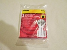 SACS FILTRANTS ASPIRATEUR BOUTIQUE - TYPE B - #09668 - LOT DE 3 - JAMAIS UTILISÉS
