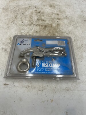 Delta 6 Inch Vise Drill Press Clamp 17-921 2-1/2 x 2'' Capacity 17-921