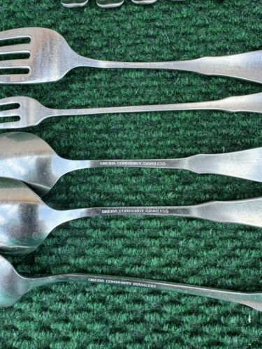 Patrick Henry Stainless Oneida Community Betty Crocker Fork Spoon Knife 79 Pcs - Picture 22 of 24
