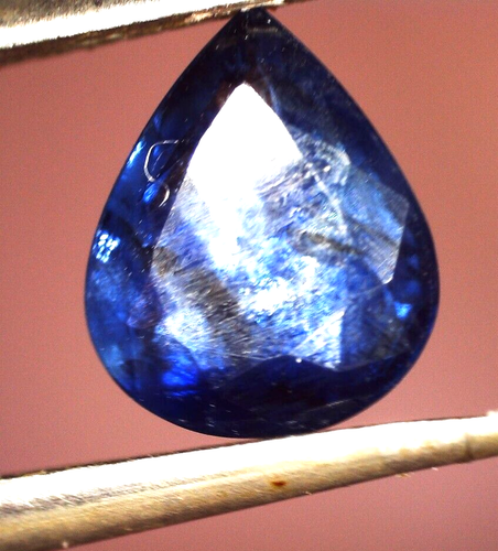 Un Zafiro faceteado de @ 0.50 cts TALLA PERA - COLOMBIA - Imagen 11 de 11