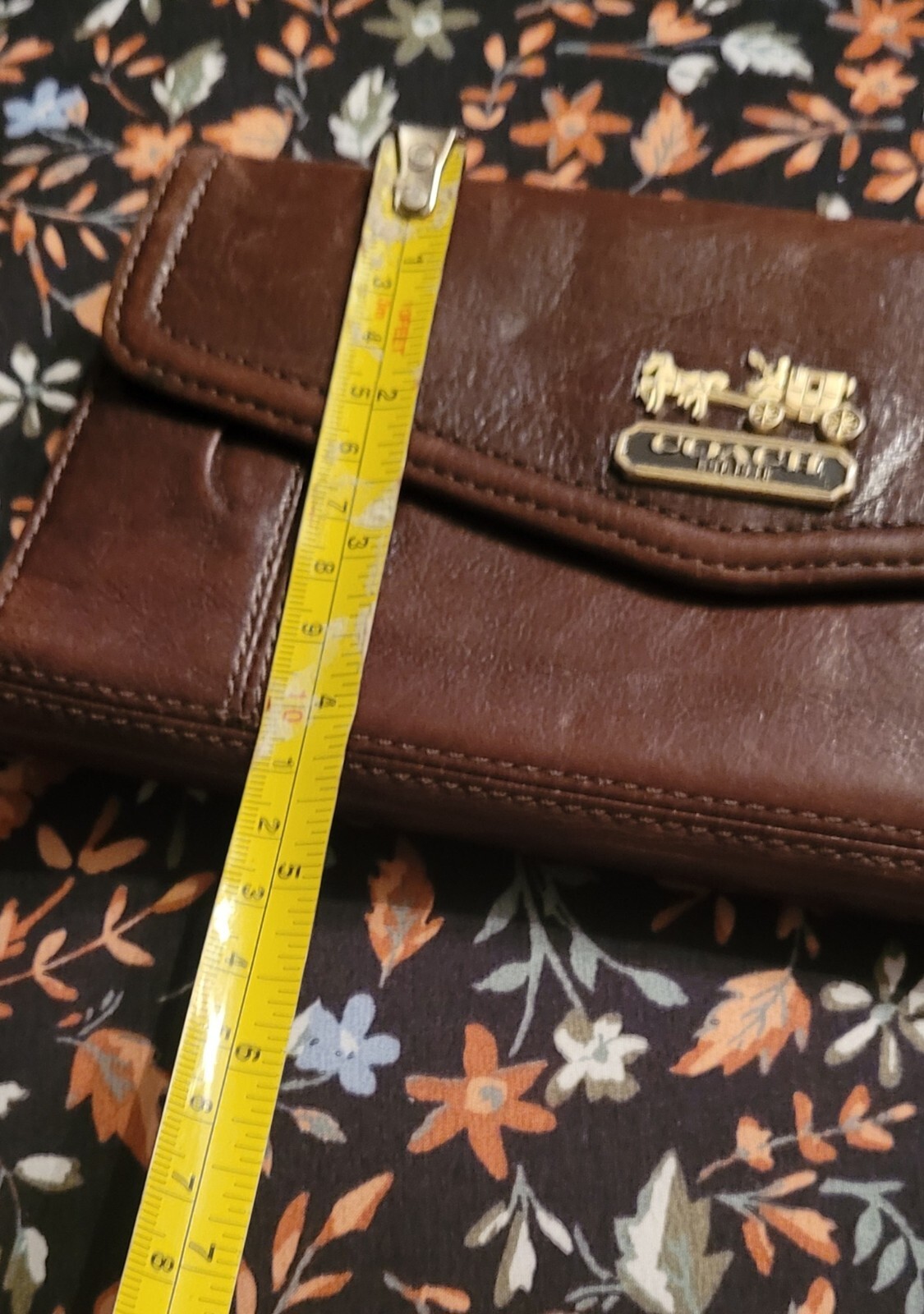 Rare Gorgeous Soft Leather Older Large Coach Wallet image 4
