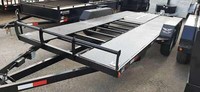2022 TOW TEK 7X16TA POWDER COATED STEEL CAR HAULER ON SALE IN STOCK !