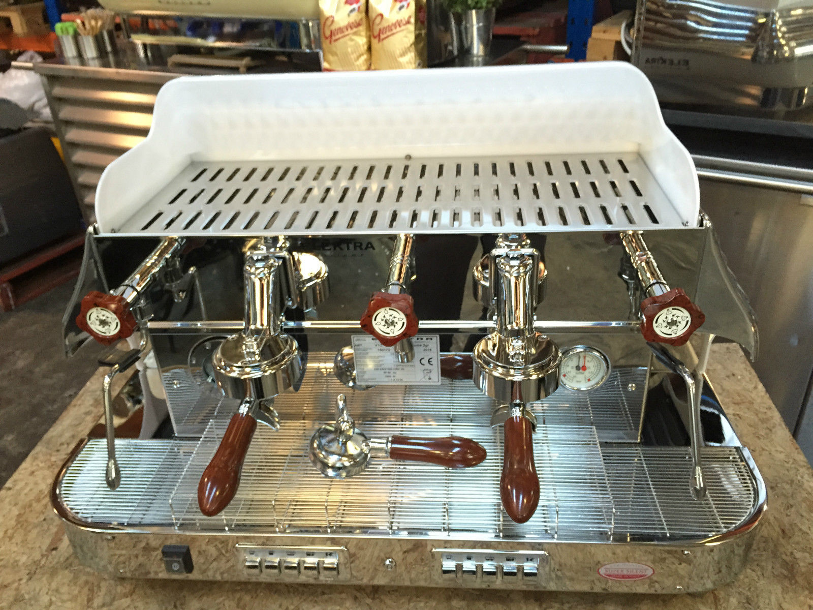 Elektra Barlume 2 Group White Commercial Coffee Machine eBay