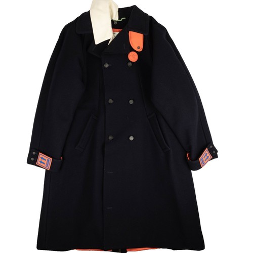 T SEHNE Double Layered Pea Coat Black 50 | eBay