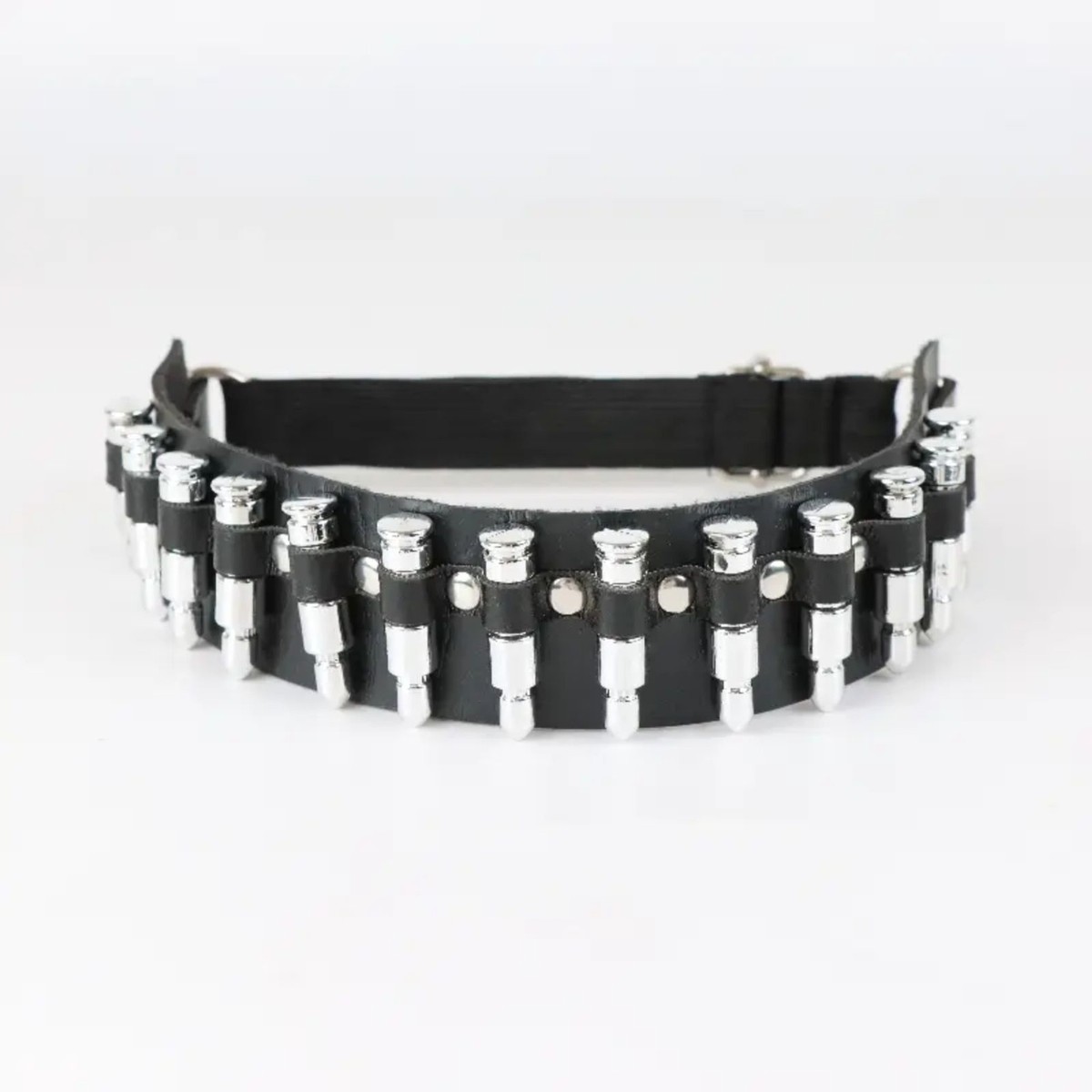 1x of Goth, Emo, Punk, Rock, Y2K Silver Bullet Leg Garter Band 1x of Goth, Emo, Punk, Rock, Y2K Silver Bullet Leg Garter Band