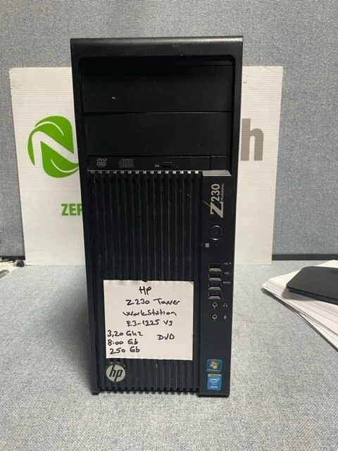 HP Z230 250GB-499GB SSD PC Desktops & All-In-One Computers for