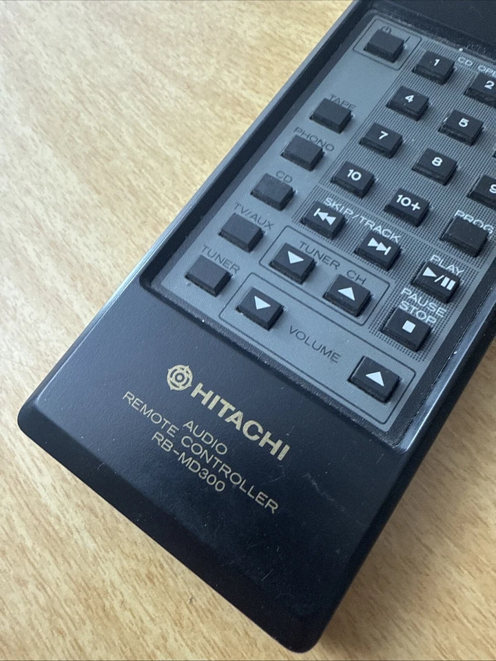 Hitachi RB-MD300 Remote Control OEM Authentic for Stereo Audio System - Image 2 of 4