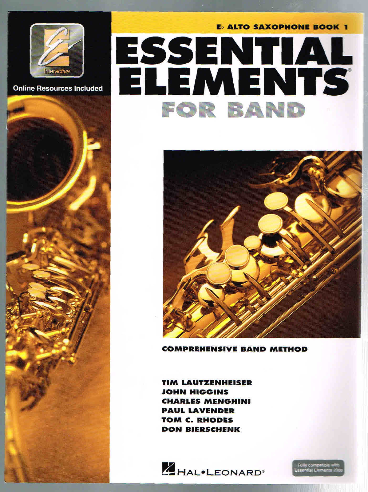 Essential Elements for Band - Eb Alto Saxophone Book 1 (HL00862572)