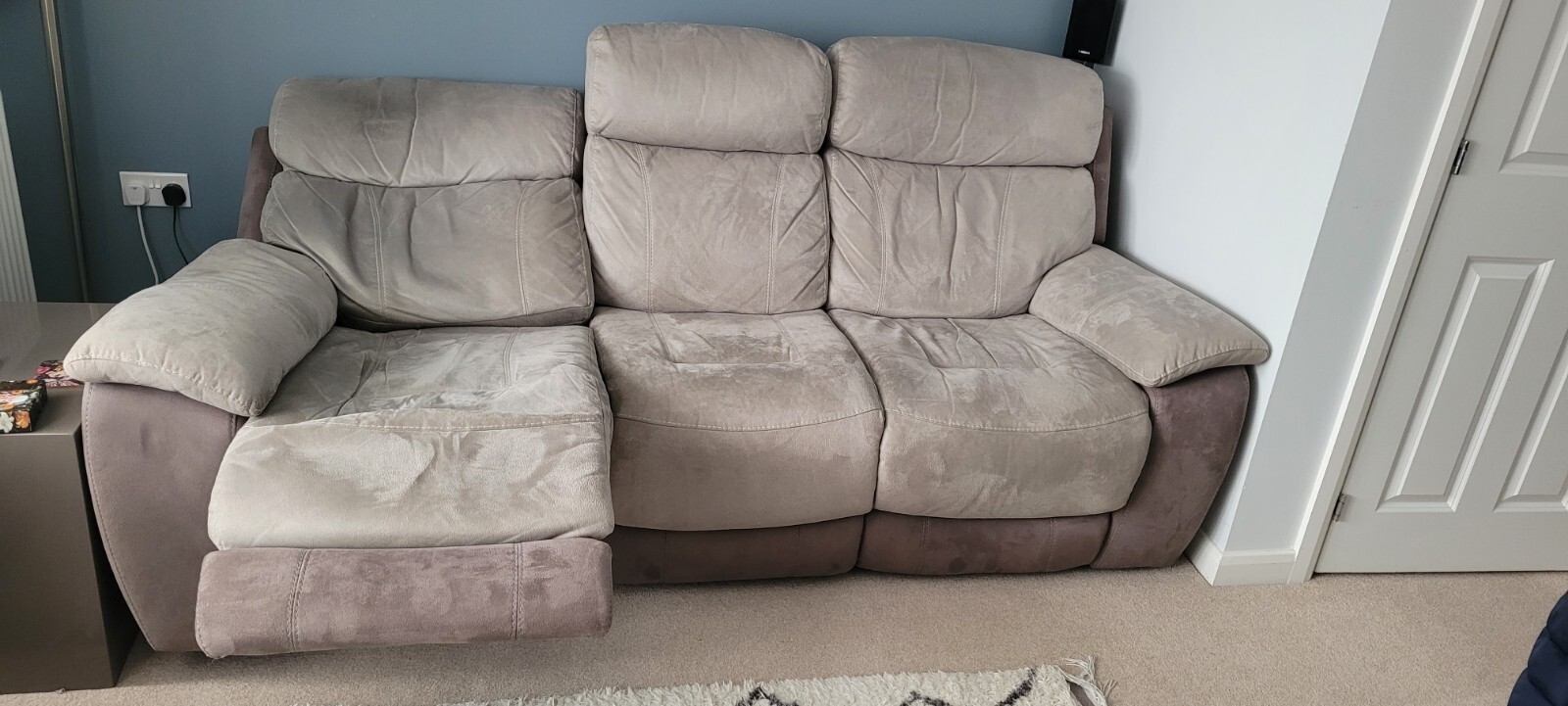 dfs electric recliner 3 seater sofa eBay