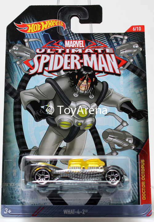 Hot Wheels Marvel Ultimate Spider-Man 2015 What-4-2 1/64 Rare Die-Cast Car