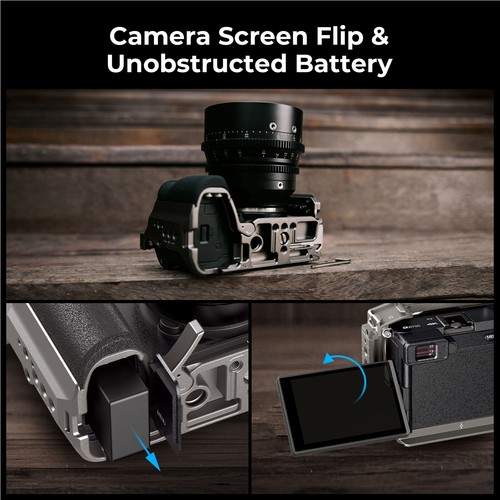 SmallRig A6700 HawkLock Quick Release Cage Kit for Sony Alpha 6700 Camera - Picture 7 of 8