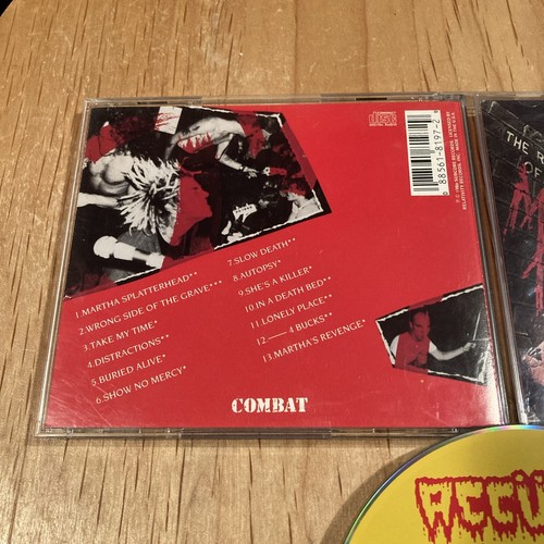 The Accused - The Return Of Martha Splatterhead CD 1st US press wehrmacht excel - Picture 3 of 5