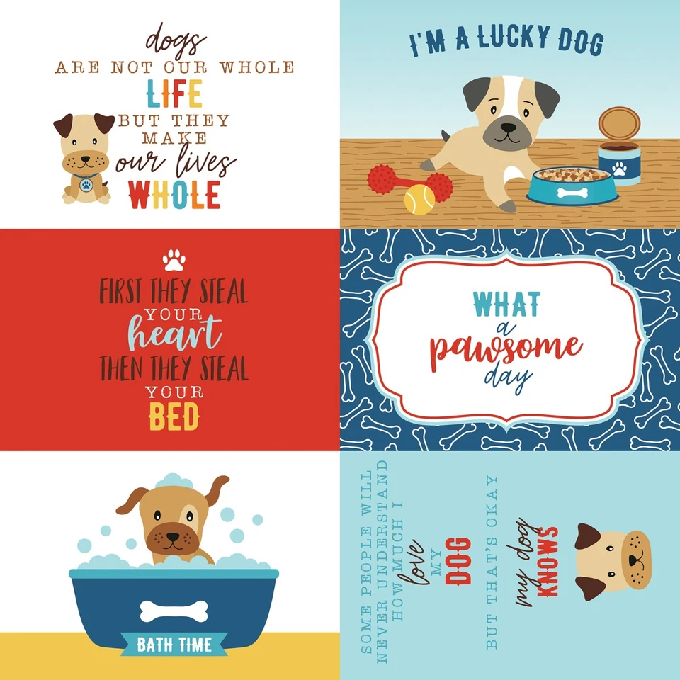 Echo Park Collection Kit I Love My Dog 12"x12" Paper Stickers Made in USA - Image 3 of 4
