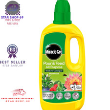 Miracle-Gro Pour and Feed Liquid Plant Food, 1L | FREE POSTAGE | 5.45 per litre