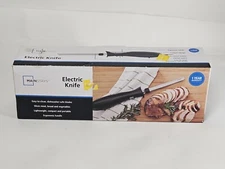 Mainstays Electric Knife -Easy Clean - Dishwasher Safe Blades- Ergonomic Handle