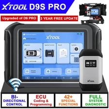 2025 XTOOL D9S PRO Car Diagnostic Bidirectional OBD2 Scanner Online Programming
