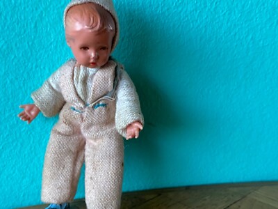 Großes Baby Caco Metallfüße  Puppenhaus Puppenstube 1:12 dollhouse doll