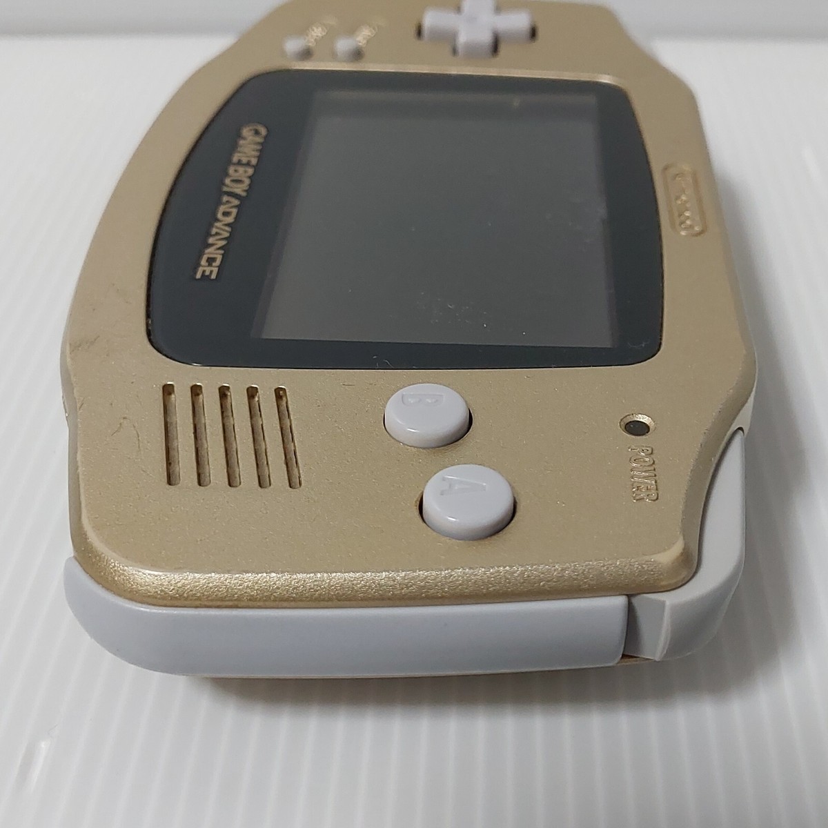 Nintendo Gameboy Advance GBA Gold Console AGB-001 Tested