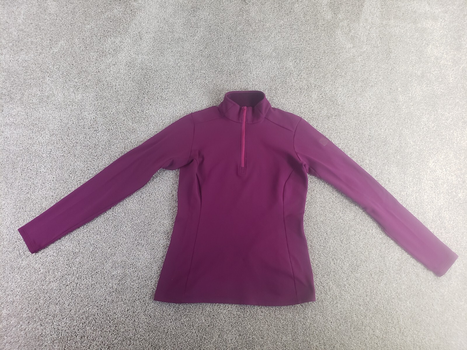 Maglione Arc'Teryx RS donna taglia XS viola finto collo 1 4 zip