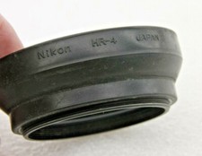 Nikon HR-4 Lens Hood Shade - 52mm Threaded Rubber Collapsible - USED