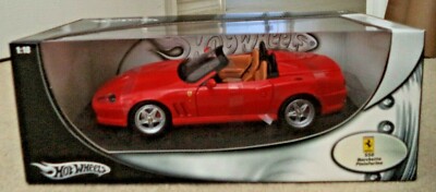 HOT WHEELS FERRARI 550 BARCHETTA PININFARINA 29441 1/18 *NEW* | eBay