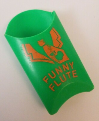 Vintage Fisher Price Fun with Food McDonalds Apple Pie Funny Flute Container