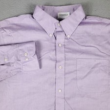 Ralph Lauren Shirt Mens 17 Purple Dress Button Up Long Sleeve 