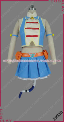 Pussycats Ryuko Tsuchikawa Pixie-Bob Dress Cosplay Costume S002