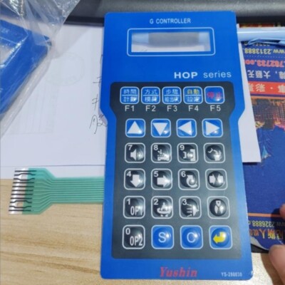 1PC NEW Membrane Keypad FIT FOR YUSHIN HOP Series Handy controller Film blue