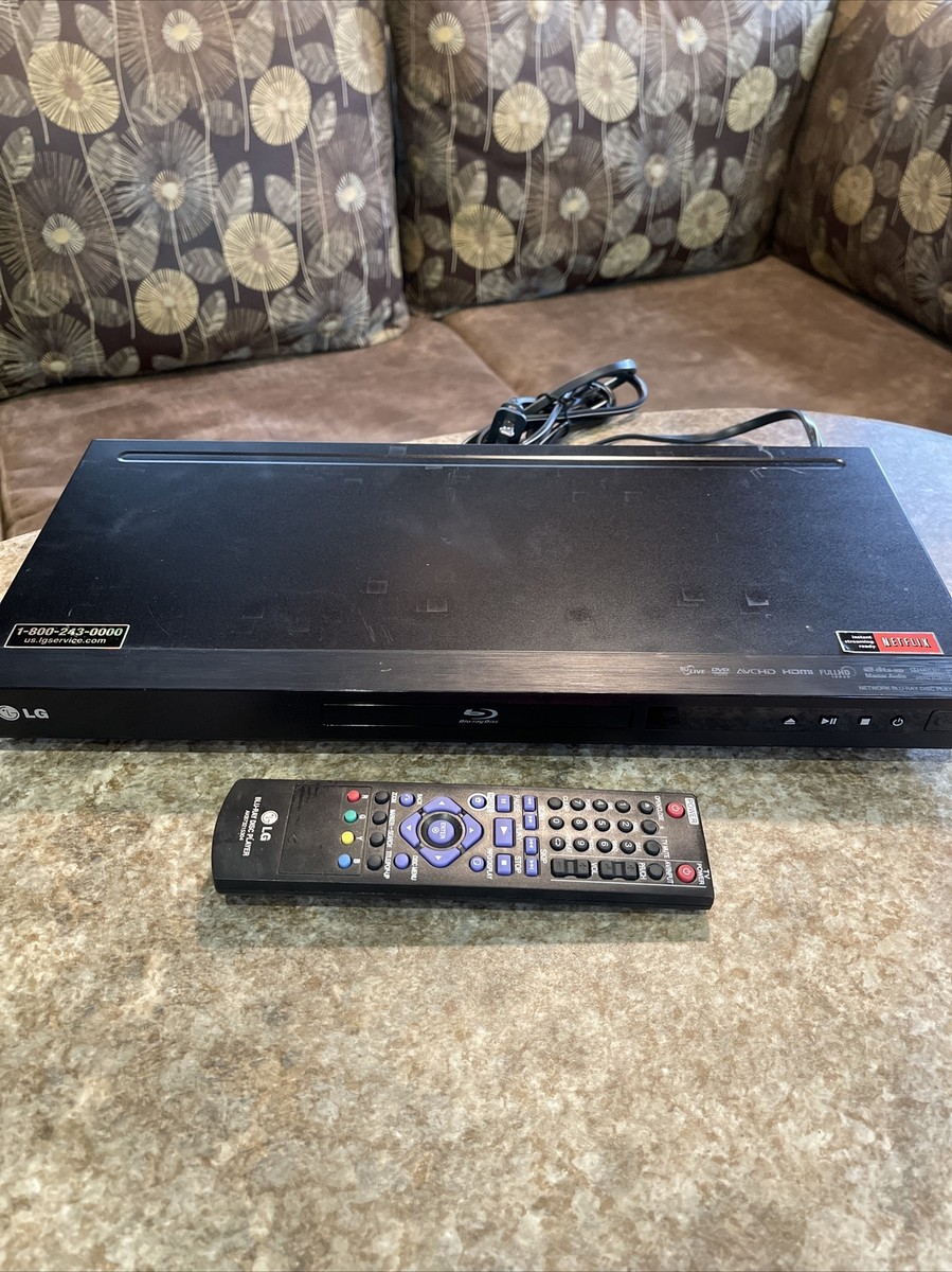 LG BD630 Network Blu-ray Disc Player with Remote Tested Works