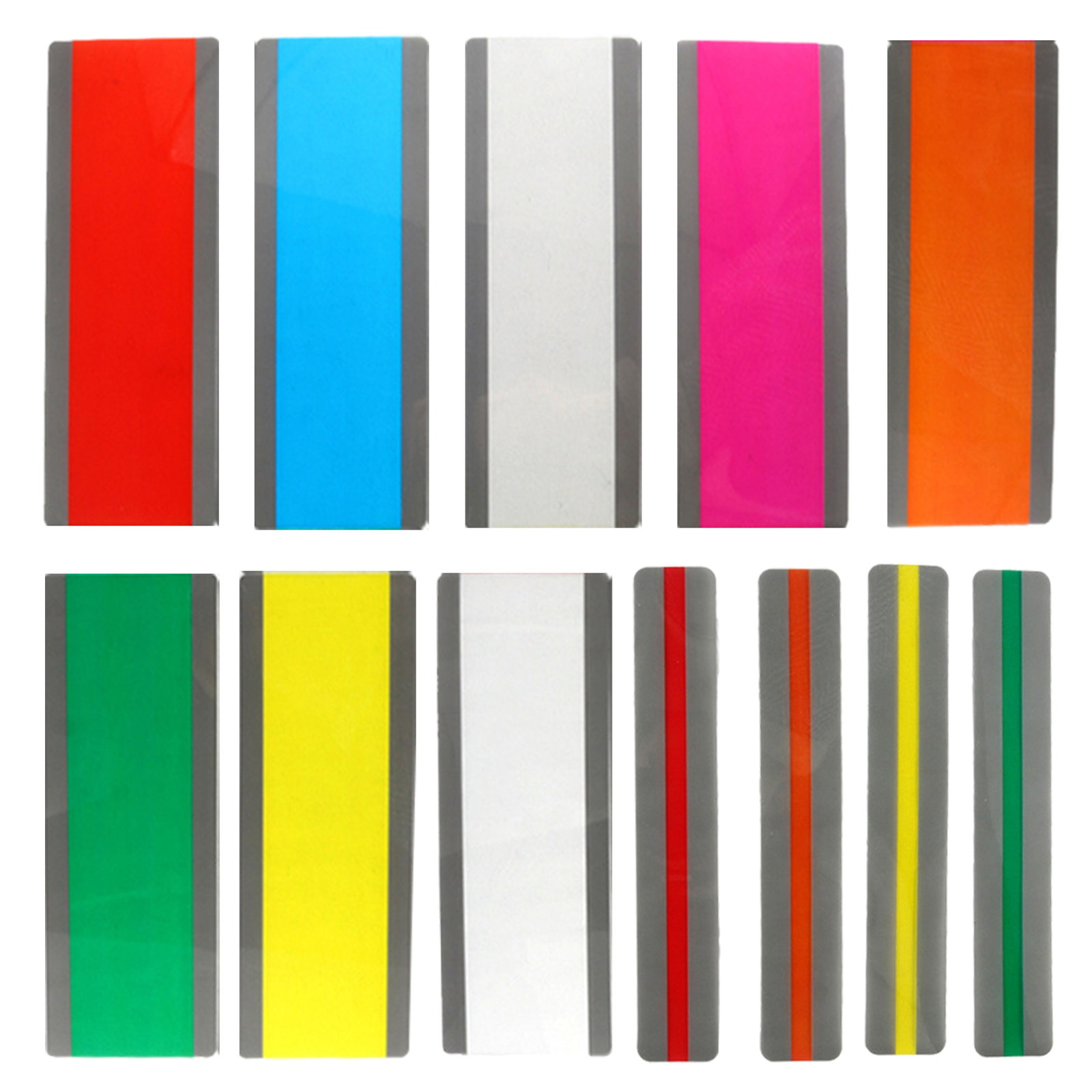 12pcs Highlight Strip For Dyslexia Reading Tracking Ruler Reusable ...