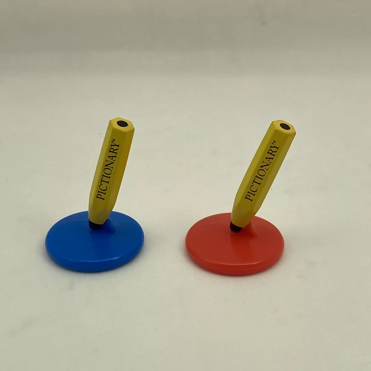 Pictionary 2009 Game Replacement Parts Pencil Pawns 2 Tokens only Pieces  Yellow | eBay