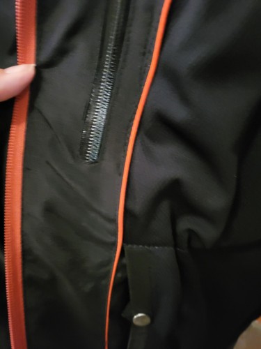 Chaqueta acolchada de cuero pesado Harley Davidson FXRG abrigo negro para mujer 2X usada en excelente estado - Imagen 14 de 23