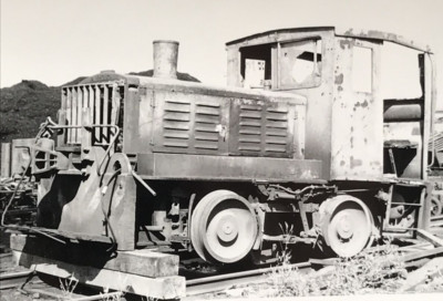 Pfeilspitze Stahl Plymouth 10 Tonnen Zug schwarzweiß Foto in Detroit Mi 1971