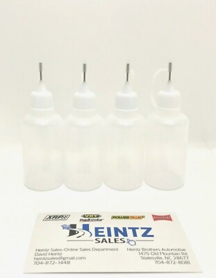 Drip Bottle w/ Needle Applicator 30ml for DIY craft and repair (4 pack)