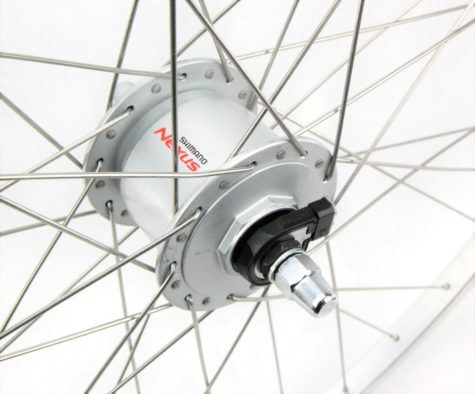 26" Vorderrad Laufrad Komplett-Set mit Nexus Nabendynamo Umrüstkit Union 20 Lux - Bild 2 von 3