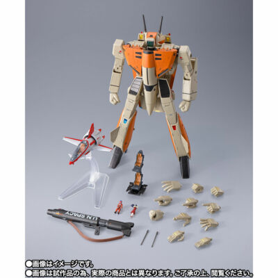 DX Chogokin Macross VF-1D Valkyrie & Fan Racer Exclusive to JAPAN