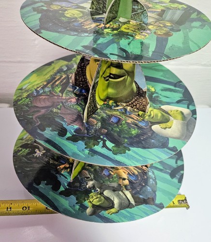 Cardboard Shrek Cupcake Stand Birthday Party Kids / Baby Shower Tteat Display - Picture 7 of 8