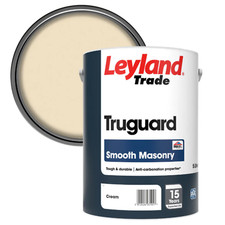 SALE Leyland Truguard Cream Exterior Ouside Masonry Paint 5L RRP £45!