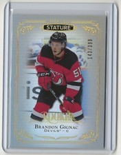 2019 2019-20 Upper Deck Stature Rookie #183 Brandon Gignac 143/399 New Jersey