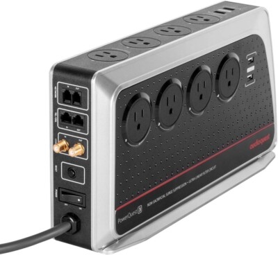 AudioQuest PowerQuest 3 Power Line Filter Power Conditioner 8 Outlet