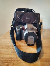 Olympus 35mm Film Camera IS-20 Quartzdate SLR 4X Zoom 52mm Lens Auto 28-110mm